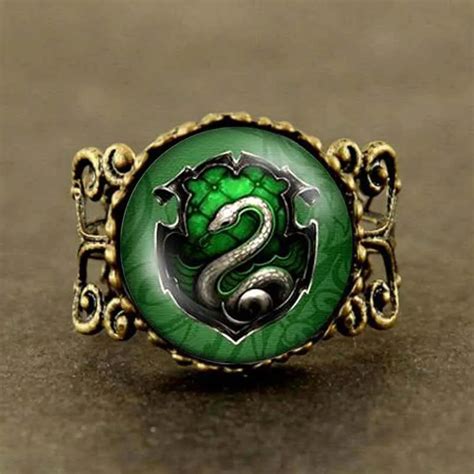 slytherin ring|salazar slytherin ring.